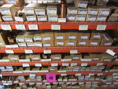 Assorted Copper Reducing Tees 1''x1''x3/4''- 2''x2''x3'' (8 shelves)