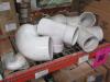 Assorted PVC Pipe Fittings, Flange, P-Traps, Nipples, Bend HxH, Cap Sockets (8 shelves) - 4