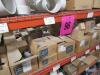 Assorted PVC Pipe Fittings, Flange, P-Traps, Nipples, Bend HxH, Cap Sockets (8 shelves) - 7