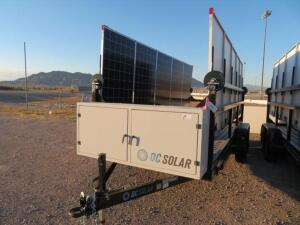 2015 SCT 20 Mobile Solar Generator - Mobile Solar Generator From DC Solar Consists of: 2 SMA Converters Midnight Classic controller 2 x 48v Batteries 10 Solar Panels VIN:4HXSC172XFC180110 Trailer Year: 2015 ROW: 5 Location: 7000 Las Vegas Blvd. North, Las