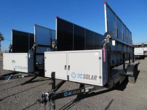 2015 SCT 20 Mobile Solar Generator - Mobile Solar Generator From DC Solar Consists of: 2 SMA Converters Midnight Classic controller 2 x 48v Batteries 10 Solar Panels VIN:4HXSC1725FC180211 Trailer Year: 2015 ROW: 2 Location: 7000 Las Vegas Blvd. North, Las