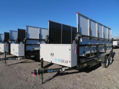 2015 SCT 20 Mobile Solar Generator - Mobile Solar Generator From DC Solar Consists of: 2 SMA Converters Midnight Classic controller 2 x 48v Batteries 10 Solar Panels VIN:4HXSC1726FC180055 Trailer Year: 2015 ROW: 2 Location: 7000 Las Vegas Blvd. North, Las