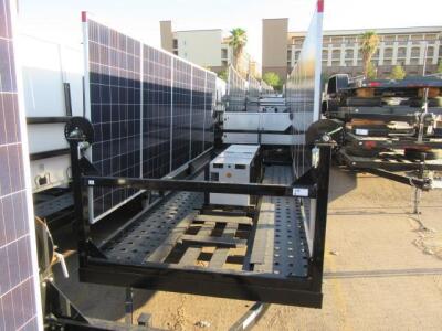 2016 Mobile Solar Generator From DC Solar Consists of: 2 x 48v Batteries 10 Solar Panels VIN:44HXSC1726HC189809 Trailer Year: 2016 Location: 8755 Las Vegas Blvd South Las Vegas Nevada 89123 Please allow 8 Weeks for Title Delivery Tag Number: 11216