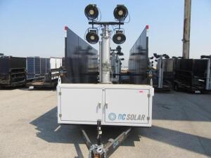 2014 SCT 20 Light Tower - Mobile Solar Generator From DC Solar Consists of: 2 SMA Converters Midnight Classic controller 2 x 48v Batteries and 2 LED L