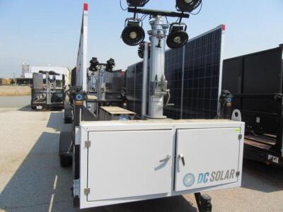 2014 SCT 20 Light Tower - Mobile Solar Generator From DC Solar Consists of: 2 SMA Converters Midnight Classic controller 2 x 48v Batteries and 2 LED L