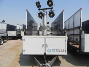 2014 SCT 20 Light Tower - Mobile Solar Generator From DC Solar Consists of: 2 SMA Converters Midnight Classic controller 2 x 48v Batteries and 2 LED L