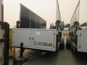 2014 SCT 20 Mobile Solar Generator - Mobile Solar Generator From DC Solar ( TRAILER MISSING HITCH) Consists of: 2 SMA Converters Midnight Classic cont