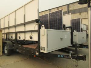 2014 SCT 20 Mobile Solar Generator - Mobile Solar Generator From DC Solar ( TRAILER MISSING HITCH) Consists of: 2 SMA Converters Midnight Classic cont