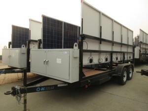 2014 SCT 20 Mobile Solar Generator - Mobile Solar Generator From DC Solar Consists of: 2 SMA Converters Midnight Classic controller 2 x 48v Batteries 