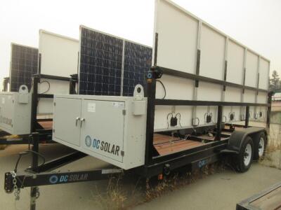 2014 SCT 20 Mobile Solar Generator - Mobile Solar Generator From DC Solar ( TRAILER MISSING HITCH) Consists of: 2 SMA Converters Midnight Classic cont