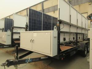 2014 SCT 20 Mobile Solar Generator - Mobile Solar Generator From DC Solar Consists of: 2 SMA Converters Midnight Classic controller 2 x 48v Batteries 