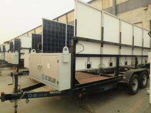 2014 SCT 20 Mobile Solar Generator - Mobile Solar Generator From DC Solar Consists of: 2 SMA Converters Midnight Classic controller 2 x 48v Batteries 