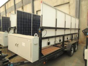 2014 SCT 20 Mobile Solar Generator - Mobile Solar Generator From DC Solar Consists of: 2 SMA Converters Midnight Classic controller 2 x 48v Batteries 