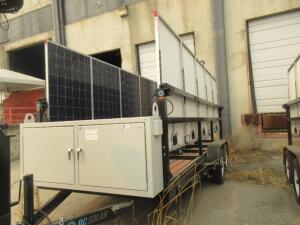 2014 SCT 20 Mobile Solar Generator - Mobile Solar Generator From DC Solar Consists of: 2 SMA Converters Midnight Classic controller 2 x 48v Batteries 