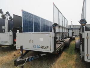 2014 SCT 20 Mobile Solar Generator - Mobile Solar Generator From DC Solar ( TRAILER MISSING HITCH) Consists of: 2 SMA Converters Midnight Classic cont