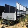 2015 SCT 20 Hybrid Mobile Solar Generator From DC Solar (NO Generator, NO FUEL TANK, MISSING TRAILER HITCH) Consists of: (NO Generator) 2 SMA Converte - 2