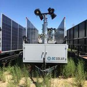 2012 SCT 20 Hybrid Light Tower - Mobile Solar Generator From DC Solar Consists of: Generator 2 SMA Converters Midnight Classic controller 2 x 48v Batt