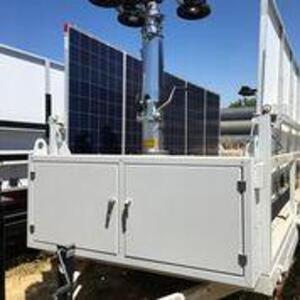 2015 SCT 20 Hybrid Light Tower - Mobile Solar Generator From DC Solar Consists of: Generator 2 SMA Converters Midnight Classic controller 2 x 48v Batt