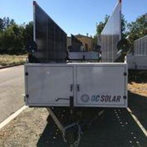 2013 SCT 20 Hybrid LED EV Charger - Mobile Solar Generator From DC Solar Consists of: Generator 2 SMA Converters Midnight Classic controller 2 x 48v B