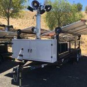 2015 SCT 20 Hybrid Light Tower - Mobile Solar Generator From DC Solar Consists of: Generator 2 SMA Converters Midnight Classic controller 2 x 48v Batt