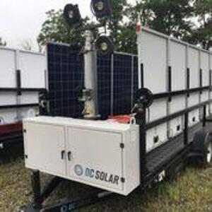 2017 SCT 20 Hybrid Light Tower - Mobile Solar Generator From DC Solar Consists of: Generator 2 SMA Converters Midnight Classic controller 2 x 48v Batt