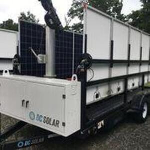 2017 SCT 20 Hybrid Light Tower - Mobile Solar Generator From DC Solar Consists of: Generator 2 SMA Converters Midnight Classic controller 2 x 48v Batt