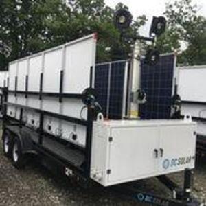 2017 SCT 20 Hybrid Light Tower - Mobile Solar Generator From DC Solar Consists of: Generator 2 SMA Converters Midnight Classic controller 2 x 48v Batt