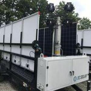 2017 SCT 20 Hybrid Light Tower - Mobile Solar Generator From DC Solar Consists of: Generator 2 SMA Converters Midnight Classic controller 2 x 48v Batt