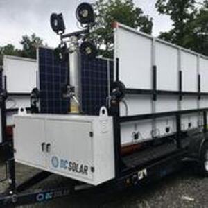 2017 SCT 20 Hybrid Light Tower - Mobile Solar Generator From DC Solar Consists of: Generator 2 SMA Converters Midnight Classic controller 2 x 48v Batt