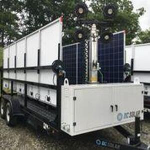 2017 SCT 20 Hybrid Light Tower - Mobile Solar Generator From DC Solar Consists of: Generator 2 SMA Converters Midnight Classic controller 2 x 48v Batt