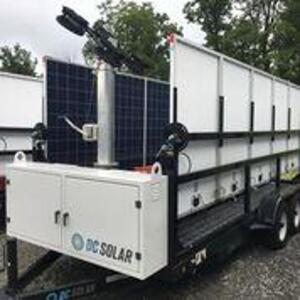 2017 SCT 20 Hybrid Light Tower - Mobile Solar Generator From DC Solar Consists of: Generator 2 SMA Converters Midnight Classic controller 2 x 48v Batt