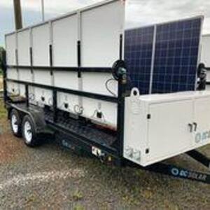 2015 SCT 20 Hybrid Mobile Solar Generator - Mobile Solar Generator From DC Solar Consists of: Generator 2 SMA Converters Midnight Classic controller 2