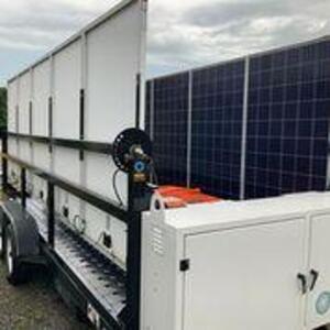 2015 SCT 20 Hybrid Mobile Solar Generator - Mobile Solar Generator From DC Solar Consists of: Generator 2 SMA Converters Midnight Classic controller 2