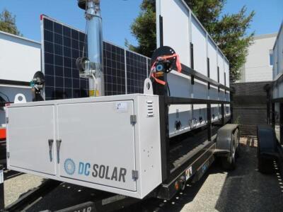 2016 SCT 20 Hybrid Light Tower Mobile Solar Generator - Mobile Solar Generator From DC Solar Consists of: Generator 2 SMA Converters Midnight Classic