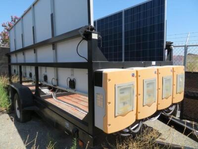 2013 SCT 40 Mobile Solar Generator - Mobile Solar Generator From DC Solar Consists of: 4 SMA Converters Midnight Classic controller 2 x 48v Batteries
