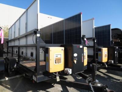 2011 SCT 20 Mobile Solar Generator - Mobile Solar Generator From DC Solar Consists of: 2 SMA Converters Midnight Classic controller 2 x 48v Batteries