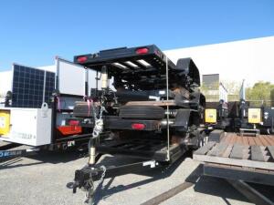 (4) 2016 CARSON 6' X 17' HEAVY DUTY CAR HAULER WITH STEEL BED from DC SOLAR VIN: 4HXSC1721HC188826, 4HXSC1727HC188829, 4HXSC1721HC188809, 4HXSC172XHC1