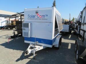 2012 DC Solar Mobile Solar Generator Trailer Consists of: 1 SMA Converters 12 x Car Batteries VIN:4HXLC0821DC164632 Location: 4901 Park Rd, Benicia, C