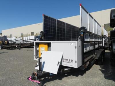 2014 SCT 20 Hybrid Mobile Solar Generator - Mobile Solar Generator From DC Solar (BROKEN DOOR HINDGES) Consists of: Generator 2 SMA Converters Midnigh