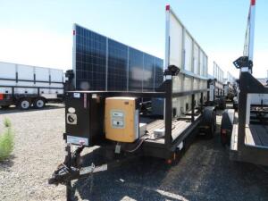 SCT 10 Mobile Solar Generator - Mobile Solar Generator From DC Solar CARRY-ON TRAILER CORPORATION ( NO TITLE, BILL OF SALE ONLY) Consists of: 1 SMA Co