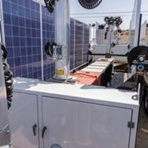 2017 SCT 20 Hybrid Light Tower - Mobile Solar Generator From DC Solar Consists of: Generator 2 SMA Converters Midnight Classic controller 2 x 48v Batt