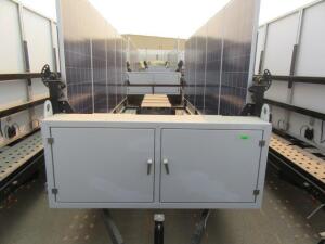 2014 SCT 20 Mobile Solar Generator - Mobile Solar Generator From DC Solar Consists of: 2 SMA Converters Midnight Classic controller 2 x 48v Batteries 10 Solar Panels VIN:4HXSC1720FC174218 Trailer Year: 2014 Location: Bakersfield Location 6505 S. Zerker Rd