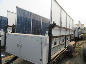 2014 SCT 20 Mobile Solar Generator - Mobile Solar Generator From DC Solar Consists of: 2 SMA Converters Midnight Classic controller 2 x 48v Batteries 10 Solar Panels VIN:4HXSC1725FC174232 Trailer Year: 2014 Location: Bakersfield Location 6505 S. Zerker Rd