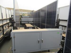 2014 SCT 20 Mobile Solar Generator - Mobile Solar Generator From DC Solar (1 FLAT TIRE) Consists of: 2 SMA Converters Midnight Classic controller 2 x 48v Batteries 10 Solar Panels VIN:4HXSC172XFC174212 Trailer Year: 2014 Location: Bakersfield Location 650