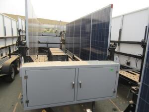 2014 SCT 20 Mobile Solar Generator - Mobile Solar Generator From DC Solar (1 FLAT TIRE) Consists of: 2 SMA Converters Midnight Classic controller 2 x 48v Batteries 10 Solar Panels VIN:4HXSC1726FC174112 Trailer Year: 2014 Location: Bakersfield Location 650