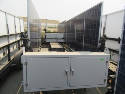 2014 SCT 20 Mobile Solar Generator - Mobile Solar Generator From DC Solar Consists of: 2 SMA Converters Midnight Classic controller 2 x 48v Batteries 10 Solar Panels VIN:4HXSC1729FC174220 Trailer Year: 2014 Location: Bakersfield Location 6505 S. Zerker Rd