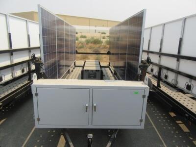 2014 SCT 20 Mobile Solar Generator - Mobile Solar Generator From DC Solar Consists of: 2 SMA Converters Midnight Classic controller 2 x 48v Batteries 10 Solar Panels VIN:4HXSC1720FC174204 Trailer Year: 2014 Location: Bakersfield Location 6505 S. Zerker Rd
