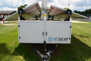 SCT 20 Hybrid Light Tower Mobile Solar Generator - Mobile Solar Generator From DC Solar Consists of: Generator 2 SMA Converters Midnight Classic controller 2 x 48v Batteries & 2 LED Light Towers & Fuel Tank 10 Solar Panels VIN:4HXSC172XFC172282 Trailer Ye