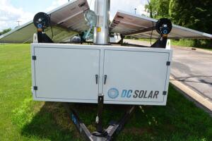 2014 SCT 20 Hybrid Light Tower Mobile Solar Generator - Mobile Solar Generator From DC Solar Consists of: Generator 2 SMA Converters Midnight Classic controller 2 x 48v Batteries & 2 LED Light Towers & Fuel Tank 10 Solar Panels VIN:4HXSC1723FC172270 Trail