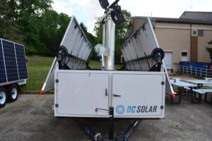 2014 SCT 20 Hybrid Light Tower Mobile Solar Generator - Mobile Solar Generator From DC Solar Consists of: Generator 2 SMA Converters Midnight Classic controller 2 x 48v Batteries & 2 LED Light Towers & Fuel Tank 10 Solar Panels VIN:4HXSC1723FC172236 Trail